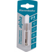 Сверло 676208 алмазное по керамограниту и керамике 8 мм Rennbohr