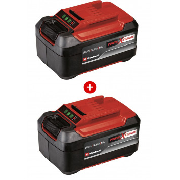 Аккумулятор PXC 18В 5,2 A/ч PXC-Twinpack, 2 шт. (4511526) Einhell Аккумулятор PXC 18В 5,2 A/ч PXC-Twinpack, 2 шт. (4511526) Einhell