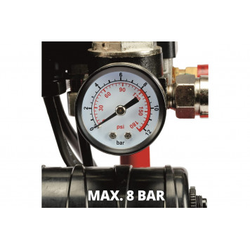Компрессор TE-AC 6 Silent безмасляный 0.55 кВт, бесшумный (4020600) Einhell-2