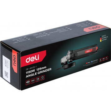 Угловая шлифмашинка DE-JM125-1E 1150 Вт, 125 мм Deli "Red Line"-7
