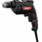 Дрель безударная DE-DZ10-2E сетевая 500 Вт, ключевой патрон 10 мм Deli "Red Line"