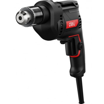 Дрель ударная DE-CZ13-1E сетевая 650 Вт, ключевой патрон 13 мм Deli "Red Line"-5