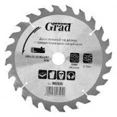 Диск по дереву 180х22.23х24Т 1957525 с твёрдосплавной напайкой GRAD