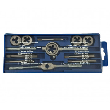 Набор 1601009 12ед плашек и метчиков SIGMA-2