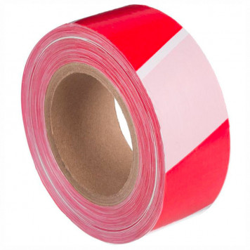 Лента сигнальная GAVIAL (красно-белая) 50мм x 150м