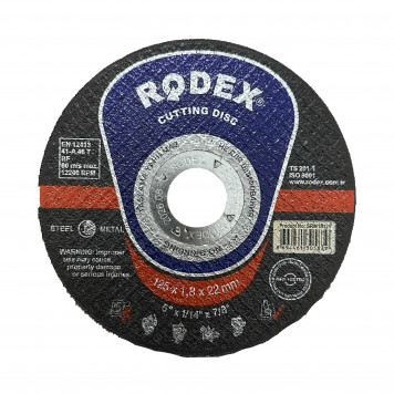 Круг RODEX отрезной по металлу 125x1,8x22,23 мм SRM18125
