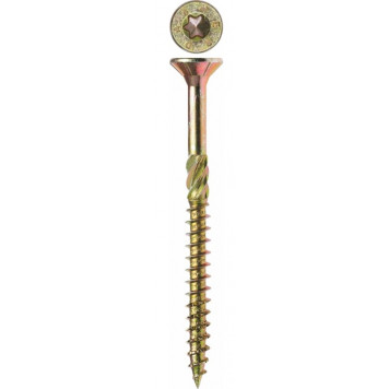 Саморез TORX 5,0х60 желтый универсальный, уп 250шт. Daxmer