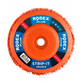 Круг коралл универсальный, грубый зачистной диск Strip-IT, RZS125B RODEX
