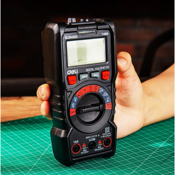 Мультиметр DL334302 многофункциональный цифровой (напряжение 0,2-600В) DELI-3