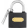 Замок навесной DL508904 стальной 63 мм Deli