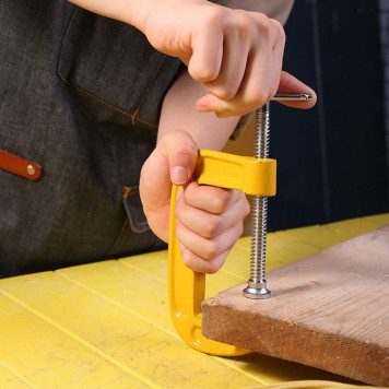 Струбцина DL-G204 усиленная G-образная (100х50 мм) Deli-4