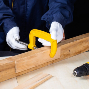 Струбцина DL-G206 усиленная G-образная (150х95 мм) Deli-10