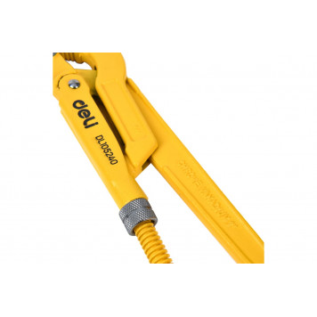 Ключ трубный DL105240 рычажный №1 315 мм (изогнутые губки 0-40 мм) Deli-1