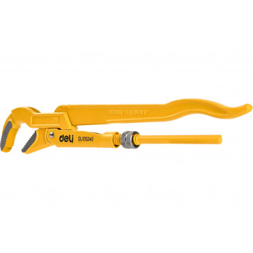 Ключ трубный DL105240 рычажный №1 315 мм (изогнутые губки 0-40 мм) Deli-3