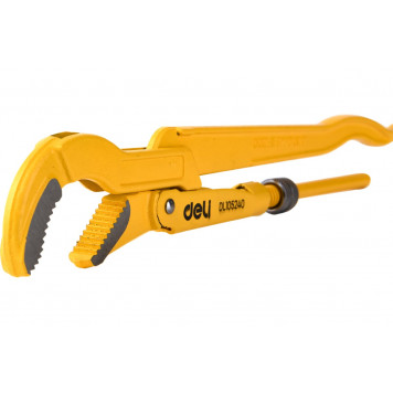 Ключ трубный DL105255 рычажный №2 420 мм (изогнутые губки 0-55 мм) Deli-1