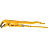Ключ трубный DL105267 рычажный №3 560 мм (изогнутые губки 0-67 мм) Deli