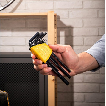 Ключи DL231209H шестигранные удлиненные, набор из 9 шт. (1,5-10 мм) Deli-8