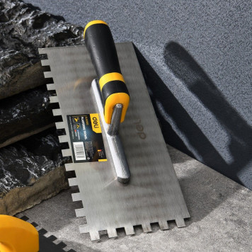 Тёрка DL509312 с зубьями 10 мм, 280x130 мм Deli-1