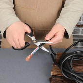 Ножницы DL2613 универсальные хозяйственные 195 мм, нержавеющая сталь Deli