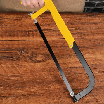 Ножовка по металлу DL6008 раздвижная трехразмерная 200/250/300 мм Deli-3