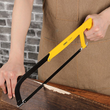 Ножовка по металлу DL6008 раздвижная трехразмерная 200/250/300 мм Deli-5