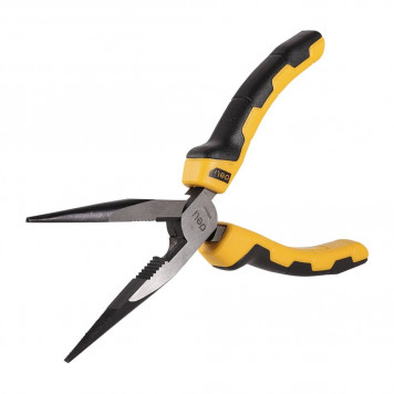 Тонкогубцы DL2108 удлиненные 200 мм, двухкомпонентная рукоять Deli-1