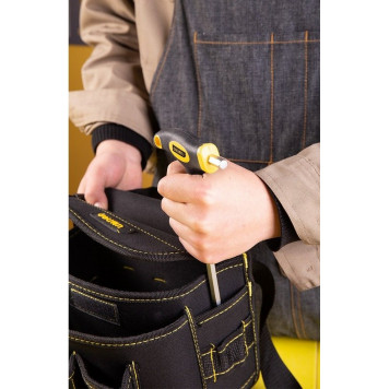 Сумка поясная монтажника DL-P4 (6 карманов) Deli-5