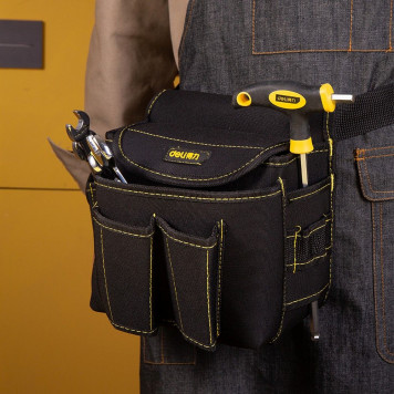 Сумка поясная монтажника DL-P4 (6 карманов) Deli-7