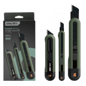 Набор ножей HT4003L технических "Home Series Green" Deli