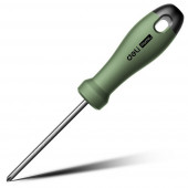 Отвёртка крестовая HT1205L "Home Series Green" PH1x100 мм Deli