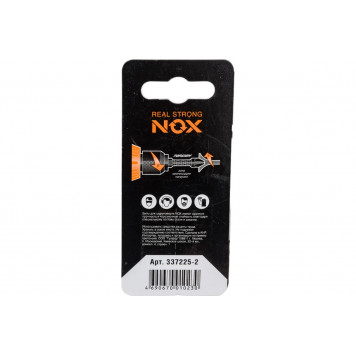 Бита 337225-2 STRONG torsion PZ2x25 мм, 2 шт карта NOX-5