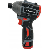 Винтовёрт аккумуляторный E0211 (BL-162) бесщеточный, Li-ion 16В 2х2 А/ч, в кейсе PROFIPOWER