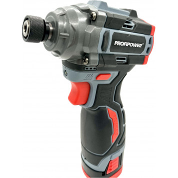 Винтовёрт аккумуляторный E0211 (BL-162) бесщеточный, Li-ion 16В 2х2 А/ч, в кейсе PROFIPOWER-2