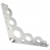 Кронштейн для полок 182х182 полимер хром