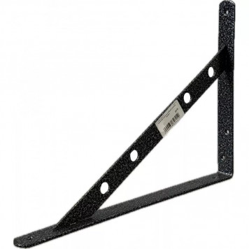 Кронштейн усиленный 250х200 полимер серебро