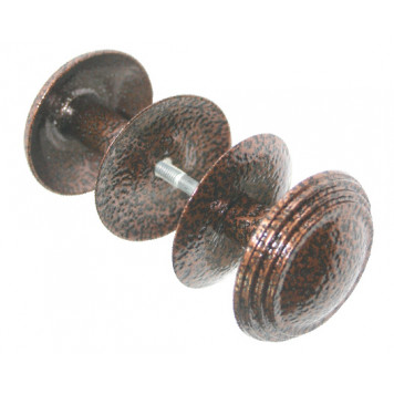 Ручка-кнопка РК2-2 (алюминий) медь