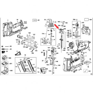 Стопор N339980 для монтажного пистолета DeWalt DCN890-1
