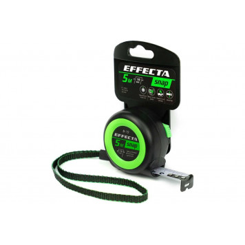 Рулетка 560519 EFFECTA SNAP, автостоп, 5 м x 19 мм