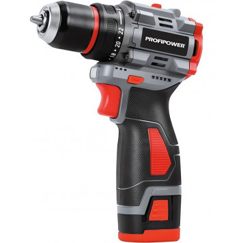 Шуруповёрт E0210 бесщеточный аккумуляторный BL-161 (16В Li-ion 2х2.0 А/ч) в кейсе PROFIPOWER