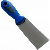 Шпатель ПРОФИ 40 мм из нержавеющей стали с двухкомпонентной ручкой ИНТЕК