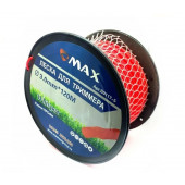 Леска B0117-5 для триммера, 3,0 мм х 120 м, сечение Whisper, MAX