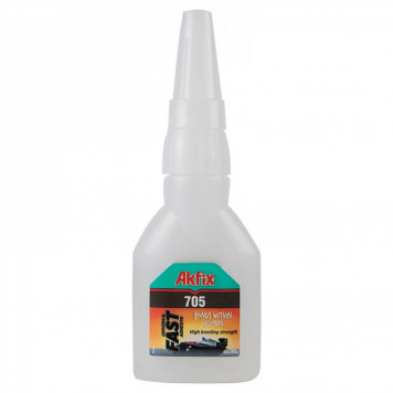 Суперклей "AKFIX" на циакрилатно-гелевой основе 125гр 705 Суперклей "AKFIX" на циакрилатно-гелевой основе 125гр 705