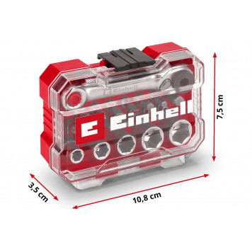 Набор 118683 бит в пластиковом кейсе, 21 штука, EINHELL-7