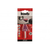 Шарошка 5514-00 абразивная коническая для дрели kwb D25х30мм хв. 6мм