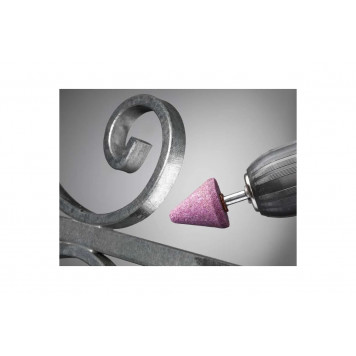 Шарошка 5517-00 абразивная коническая для дрели kwb D25х30мм хв. 6мм-1