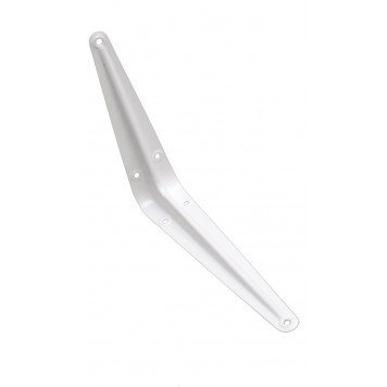 Кронштейн 125х150 полимер белый-1