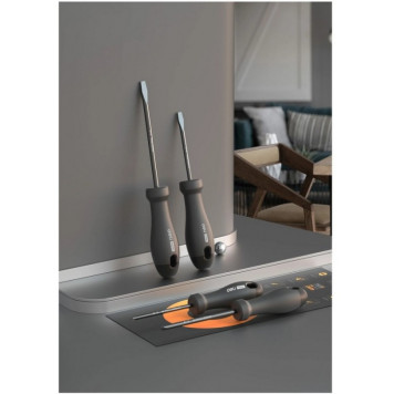 Набор HT1004L отверток "Home Series Green" 4шт SL5x100+SL6x150+PH1x100+PH2x150, Deli-3