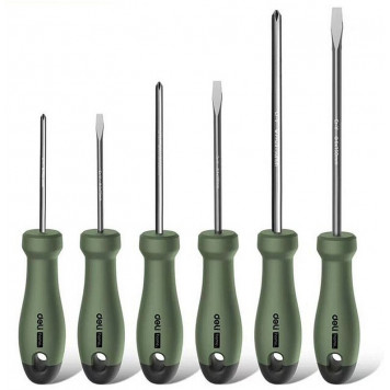 Набор HT1006L отверток "Home Series Green" 6шт SL3x75+SL5x100+SL6x150+PH0x75+PH1x100+PH2x150, Deli Набор HT1006L отверток "Home Series Green" 6шт SL3x75+SL5x100+SL6x150+PH0x75+PH1x100+PH2x150, Deli
