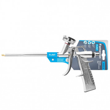 Пистолет 590126 цельнометаллический для монтажной пены "Fomeron Flint"-1
