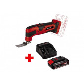 Набор Einhell: Многофункциональный инструмент аккумуляторный PXC TC-MG 18 Li, 1 аккумулятор PXC 2.5Ач 18В, ЗУ 3А